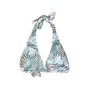 NWT eberjey tropical leaf bikini top